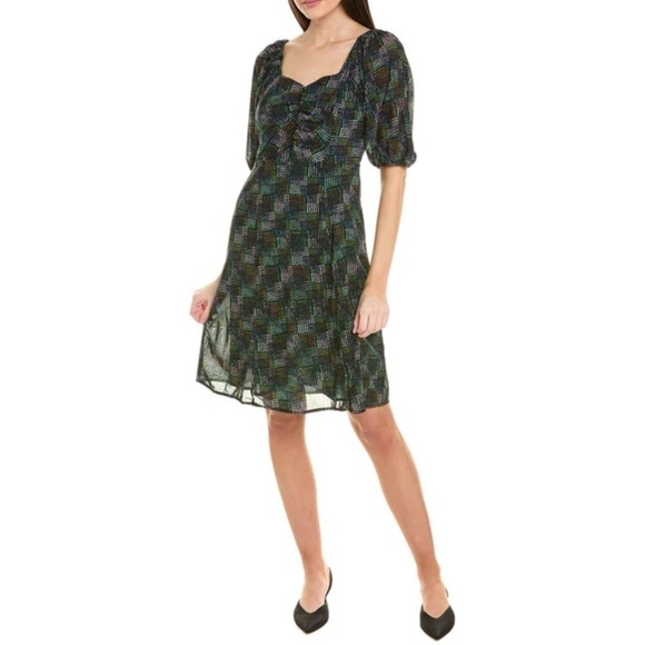 CAbi Elaine Puff Sleeve Midi Dress - Picture 1 of 9